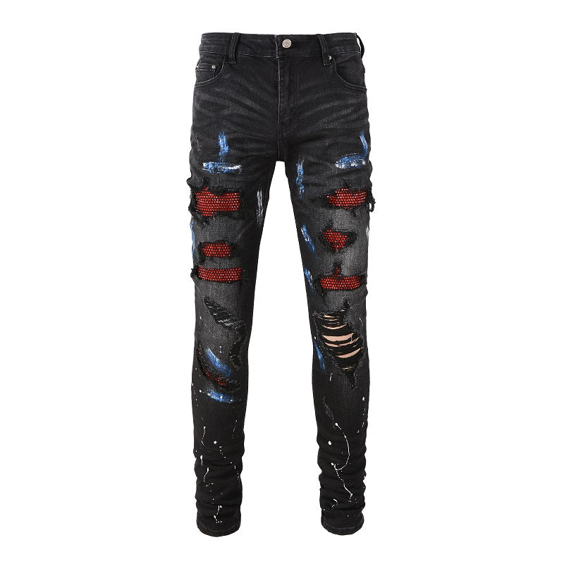 AMIRI Slim Fit Distressed Jeans #8616