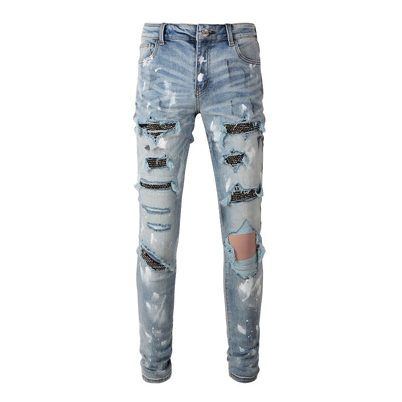 AMIRI Slim Fit Distressed Jeans #6626