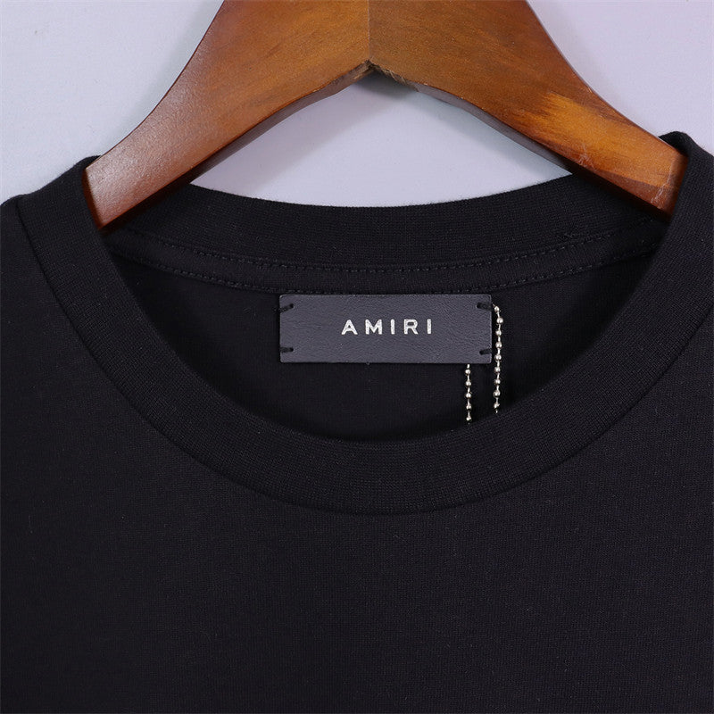 AMIRI Logo Appliqué Printed Cotton Jersey T-Shirt
