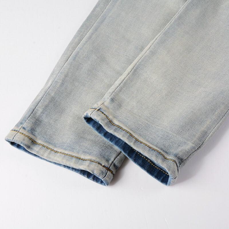 AMIRI Jeans #840 – Slim Fit Distressed Denim