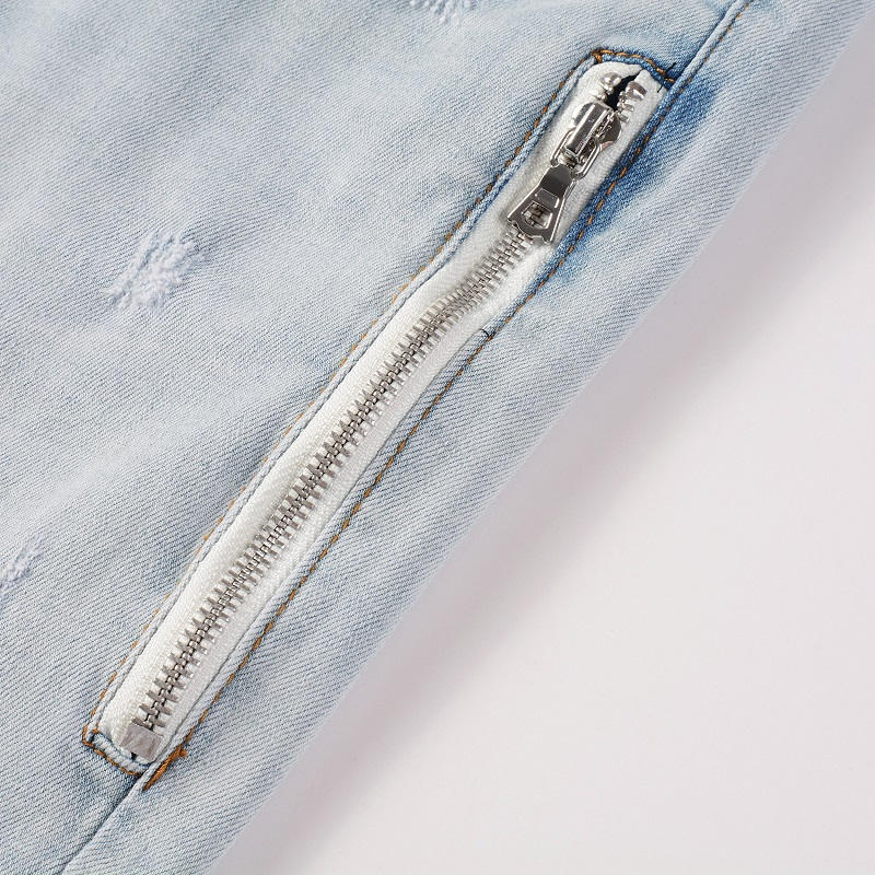 AMIRI Jeans #6630 – Slim Fit Distressed Denim