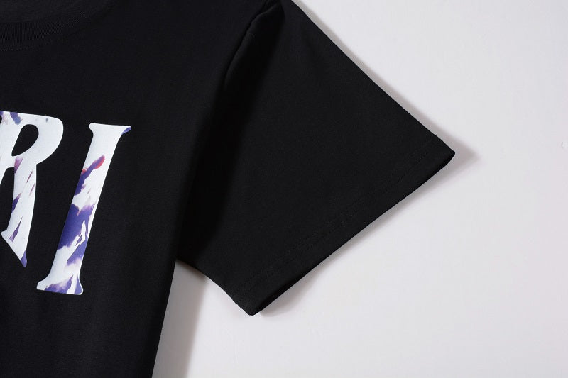 AMIRI Crystal Ball Logo-Intarsia Cashmere T-Shirt
