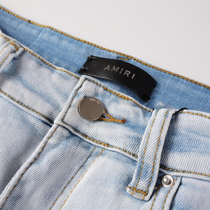 AMIRI Slim Fit Distressed Jeans #6637