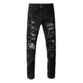 AMIRI Jeans #875 – Slim Fit Distressed Denim