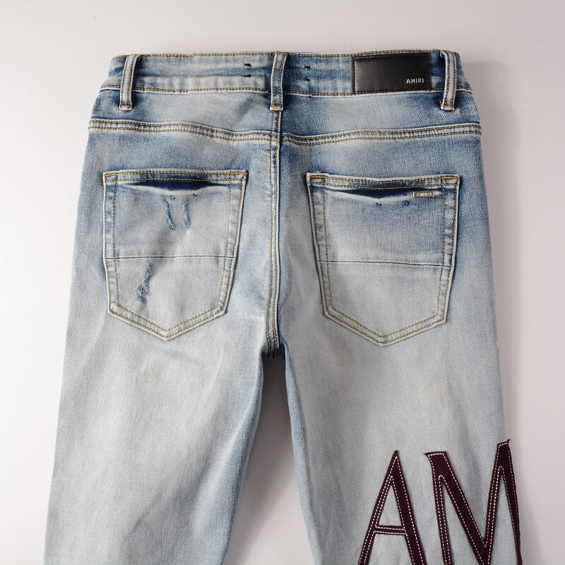 AMIRI Slim Fit Destroyed Jeans #1301