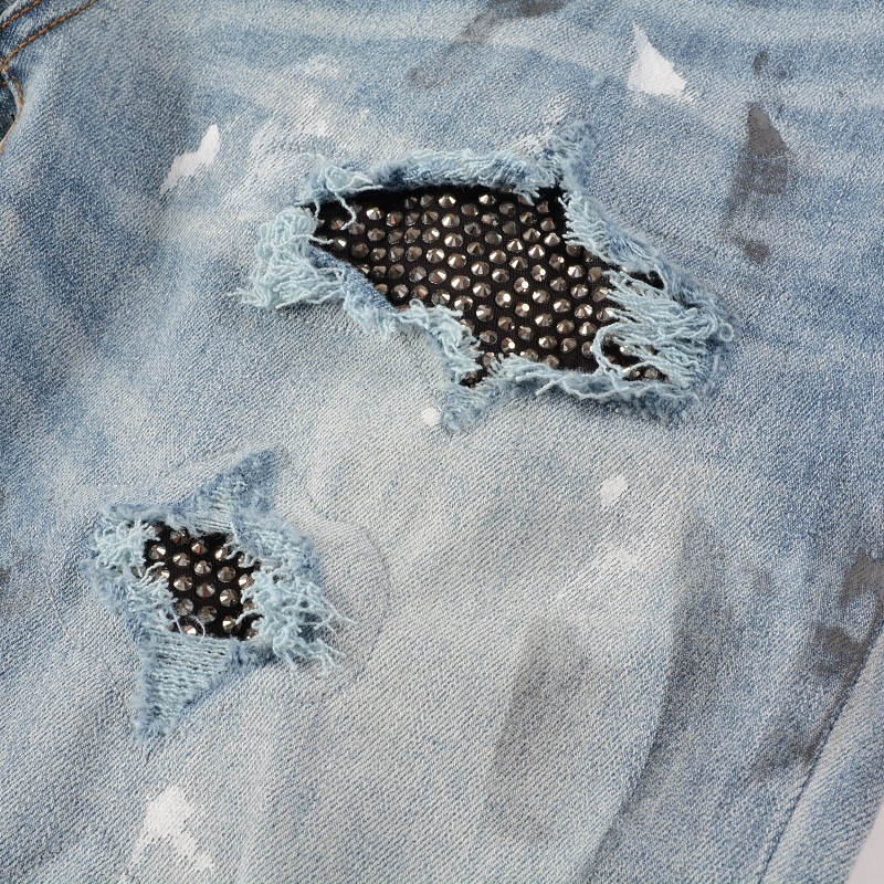 AMIRI Slim Fit Distressed Jeans #6626