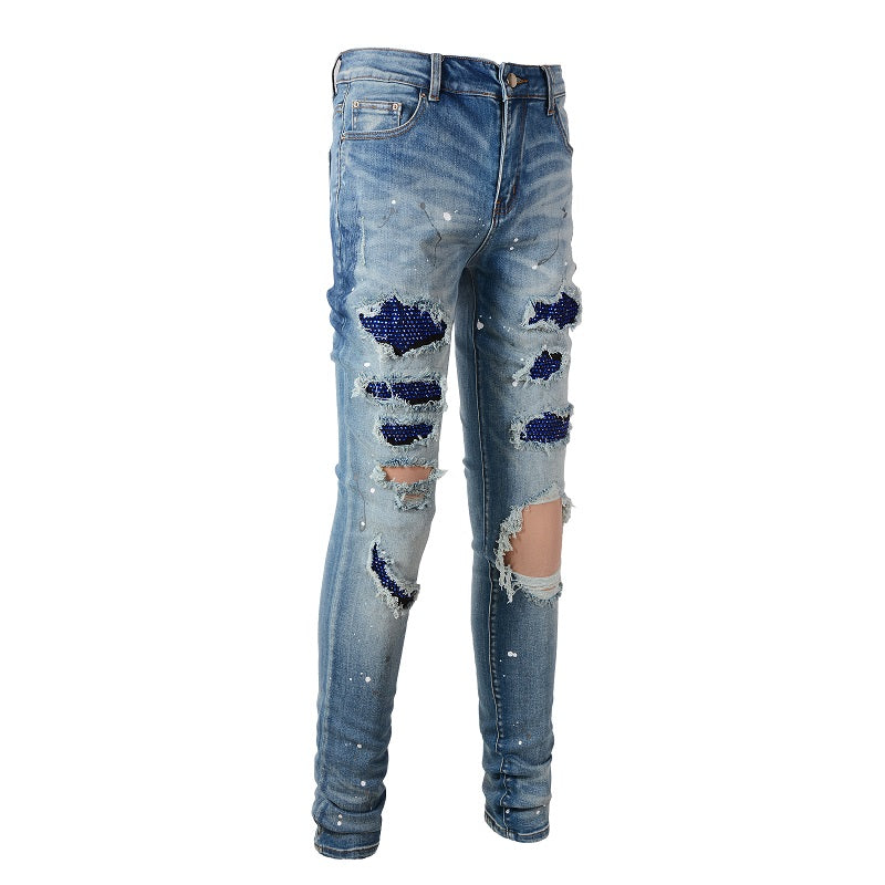 AMIRI Slim Fit Distressed Jeans #6563
