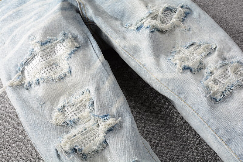 AMIRI Jeans #808 | Slim Fit Distressed Denim