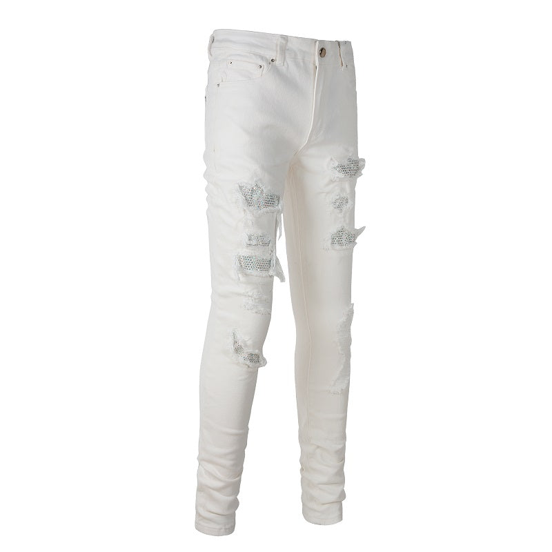 AMIRI Slim Fit Distressed Jeans #7625