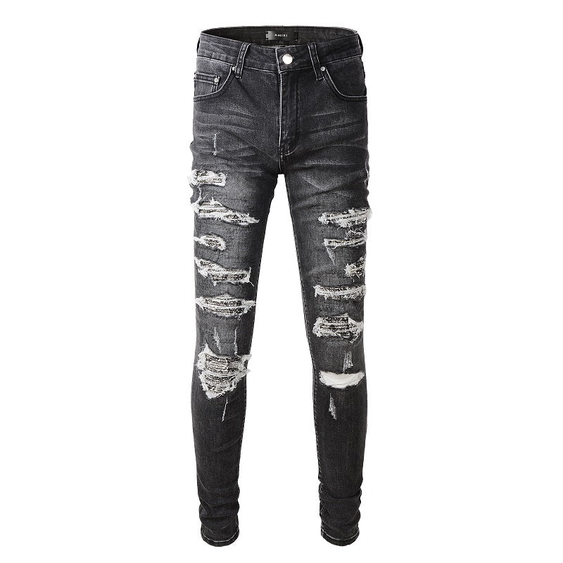 AMIRI Slim Fit Jeans #852 – Distressed Denim