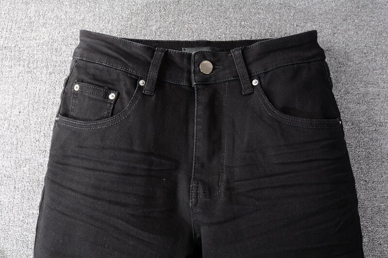 AMIRI Jeans #800 – Slim Fit Distressed Denim
