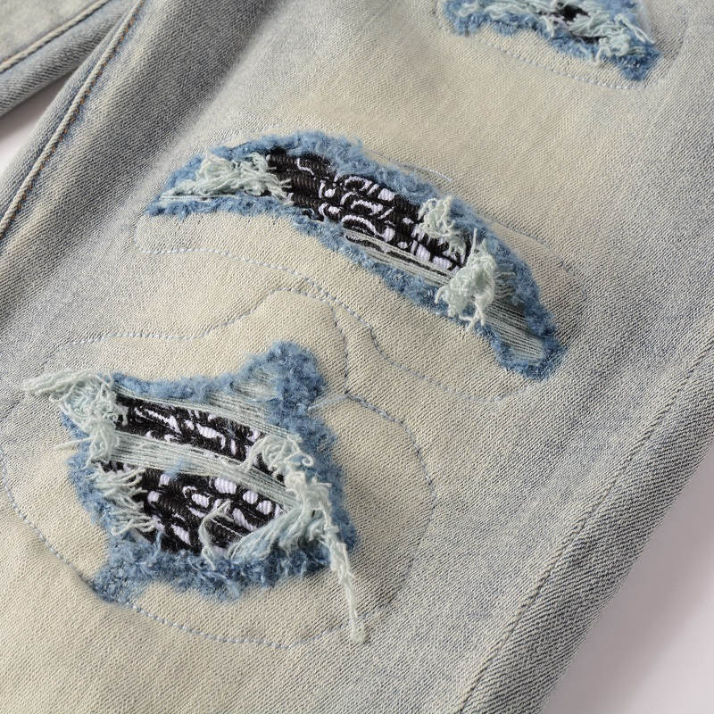 AMIRI Slim Fit Distressed Jeans #6677
