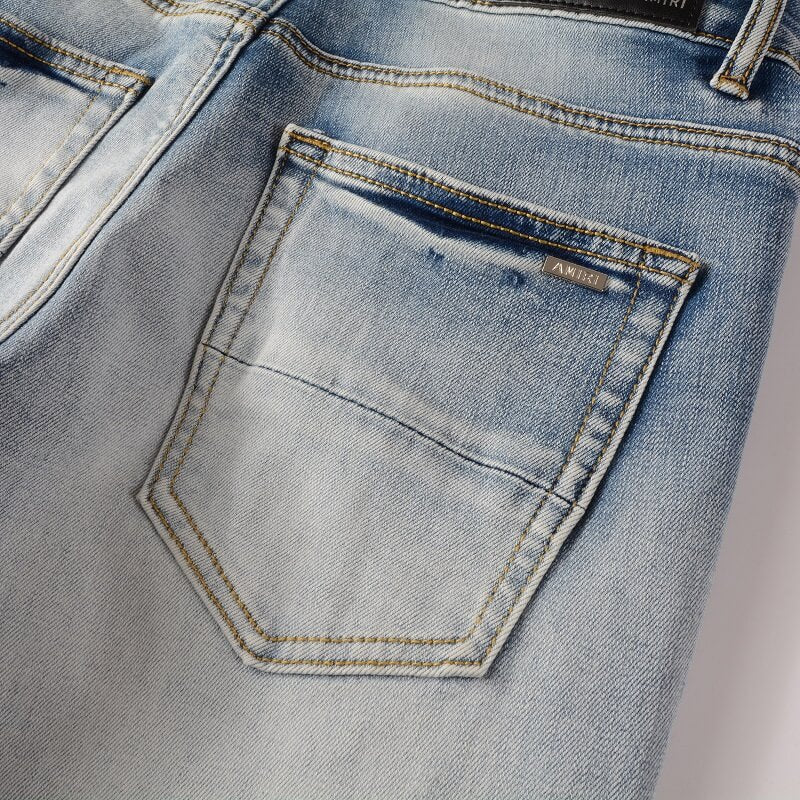 AMIRI Slim Fit Destroyed Jeans #1301