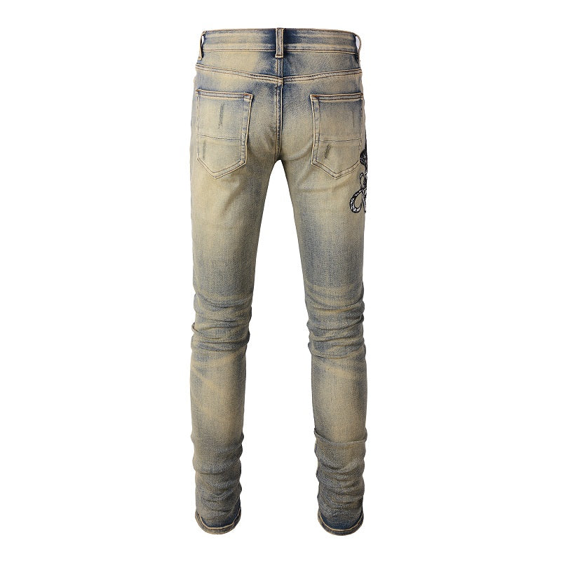AMIRI Slim Fit Distressed Jeans #6611