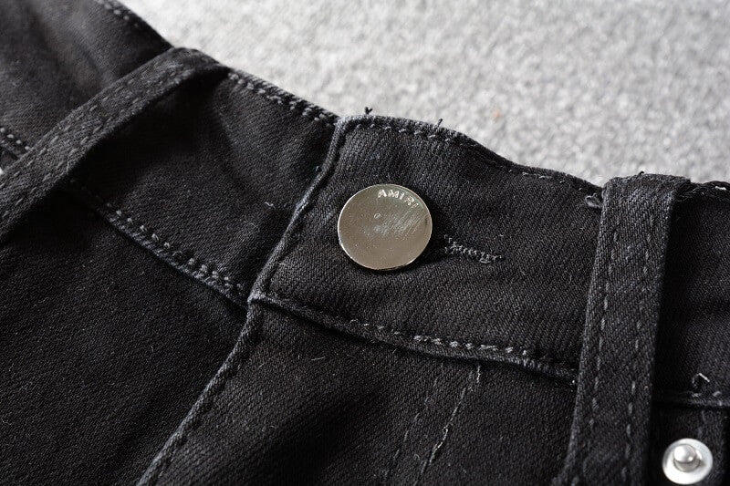 AMIRI Jeans #800 – Slim Fit Distressed Denim