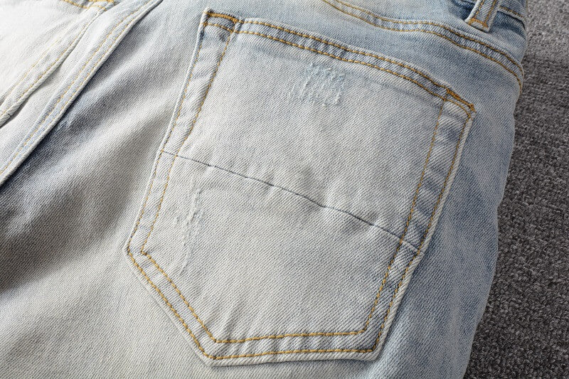 AMIRI Jeans #808 | Slim Fit Distressed Denim