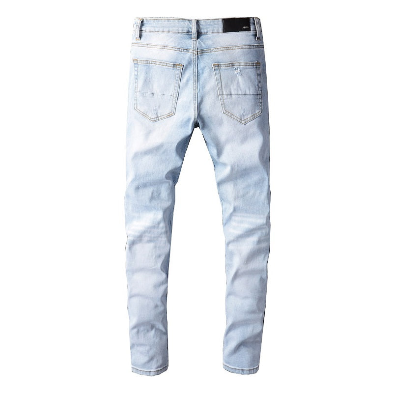 AMIRI Jeans #699 – Slim Fit Distressed Denim