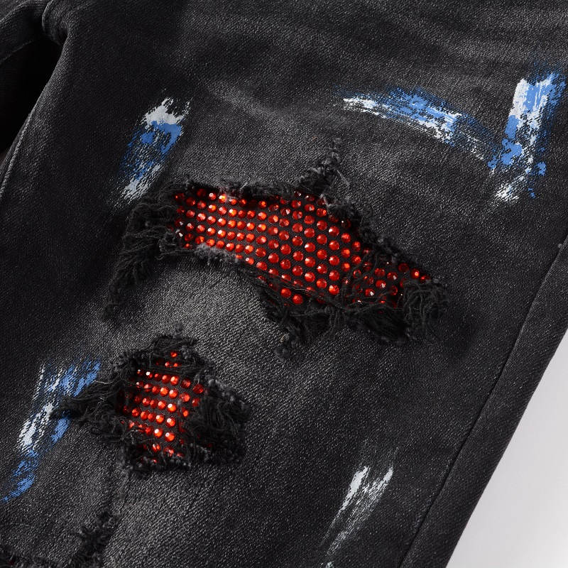 AMIRI Slim Fit Distressed Jeans #8616