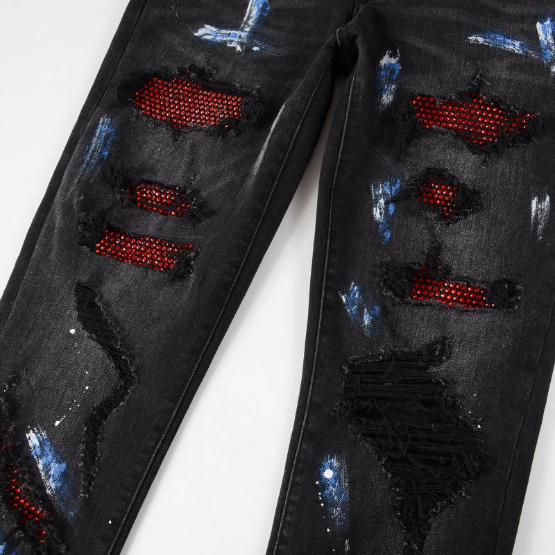 AMIRI Slim Fit Distressed Jeans #8616